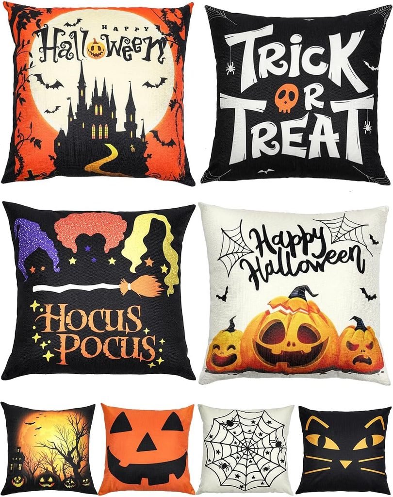 Halloween Throw Pillow Covers